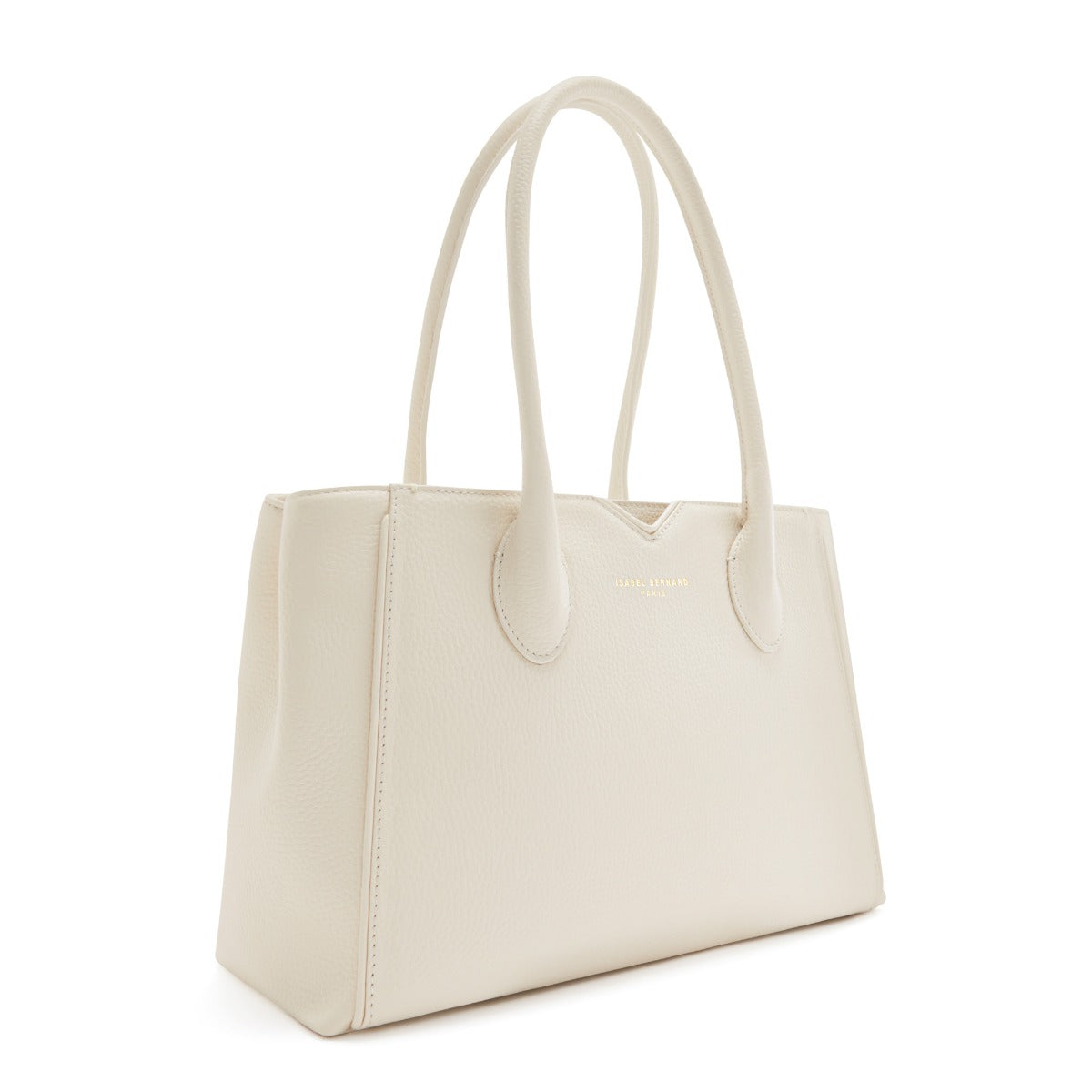 Isabel Bernard Honoré Cloe Midi Crème Kalfsleren Handtas IB25082-070