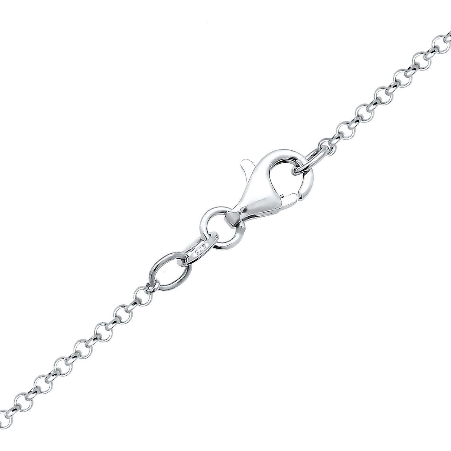 Elli 925 Sterling Silver Coin Necklace 2004-BF-0007735-001