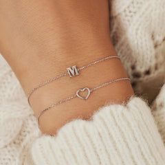 Isabel Bernard Saint Germain Amore 14 Carat White Golden Bracelet IB320052