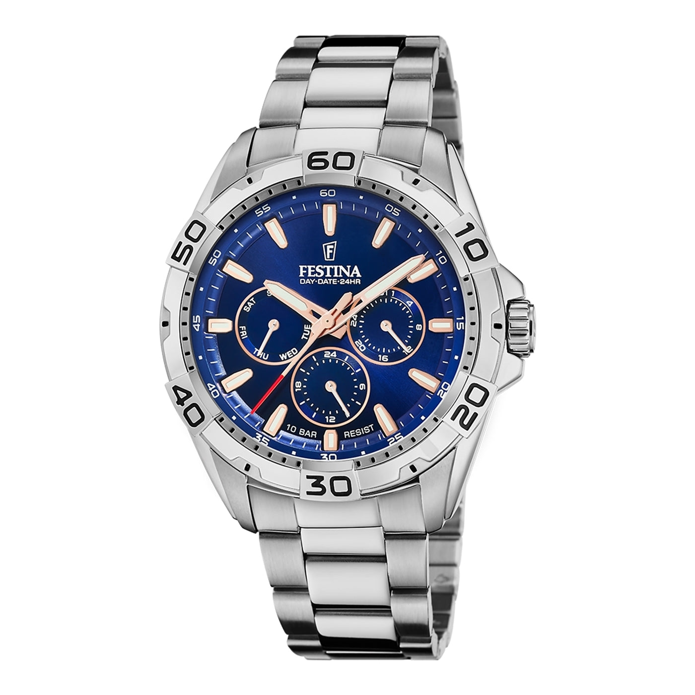 Festina Multifunction Silver Watch F20623/2