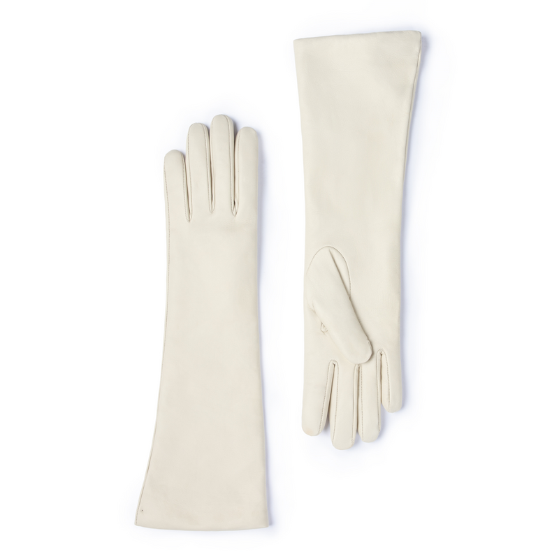 Isabel Bernard Isabel Bernard Honoré Estelle crème leren handschoenen van geitenleer IB67005-372-7-zoom-