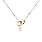 P D Paola Color 925 Sterling Silver Necklace with Gold Plating CO01-844-U