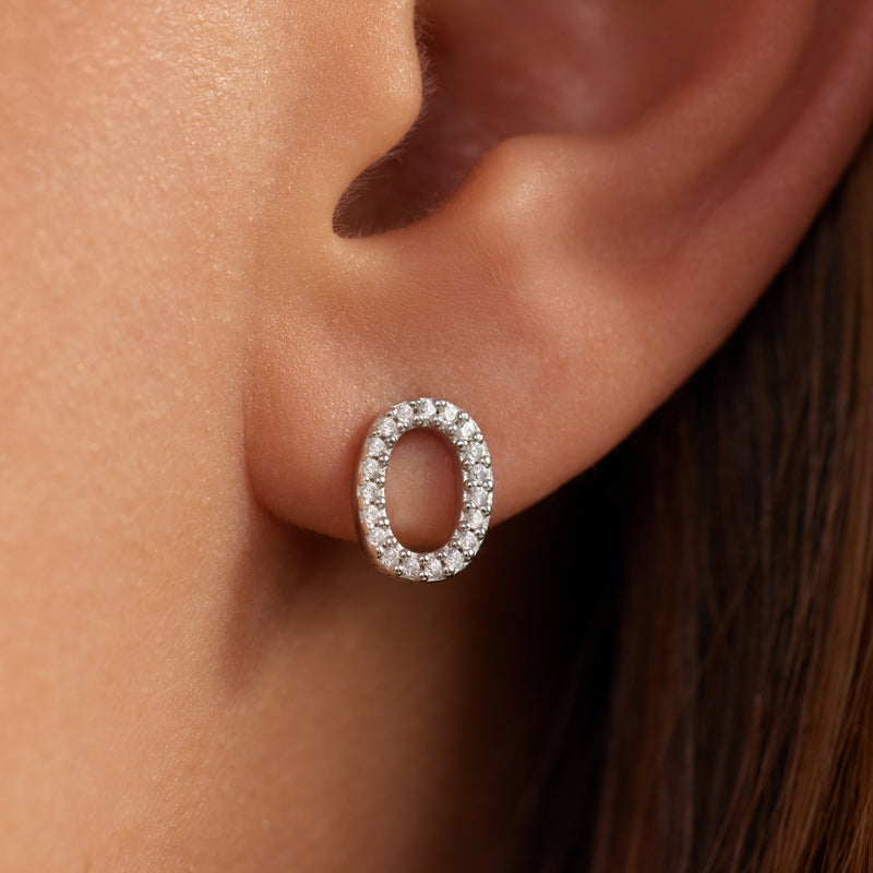 Parte Di Me Bibbiena Poppi Clara 925 Sterling Zilveren Oorknoppen PDM36195-zoom-