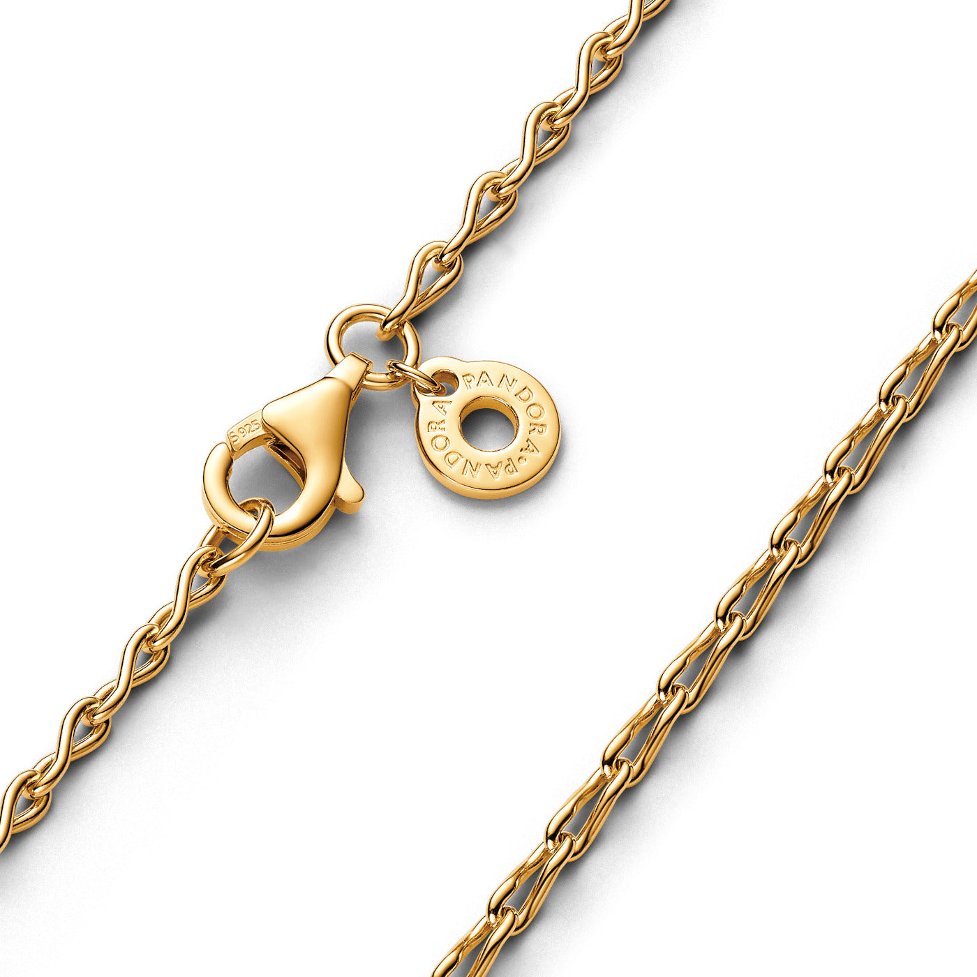 Pandora Moments Chain Necklace 363052C00-50 Gold Plated