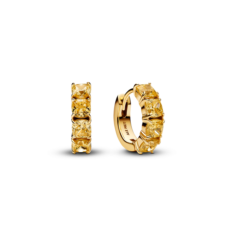 Pandora Timeless Gold Plated Gele Oorringen 263851C02-zoom-