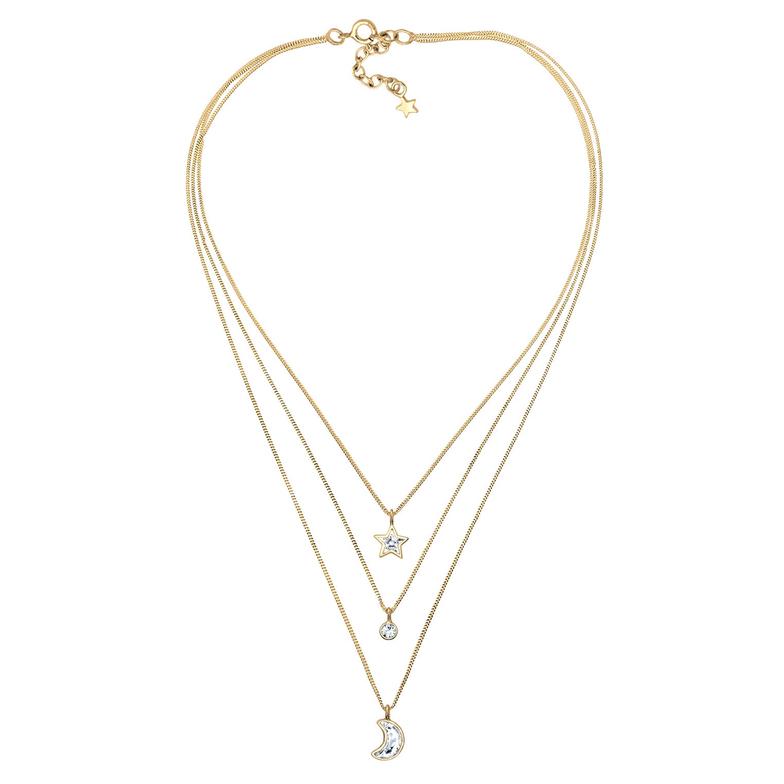 Elli 925 Sterling Silver Layered 2004-BF-0008049-001