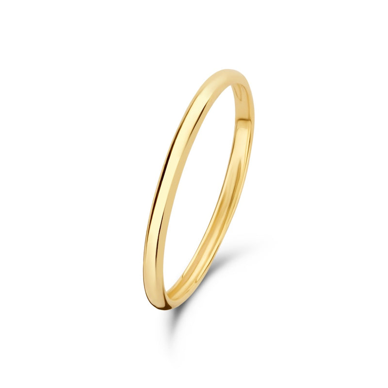 Isabel Bernard Le Marais Solene 14 karaat gouden stacking ring IB330077-52 (Maat: 52)-zoom-
