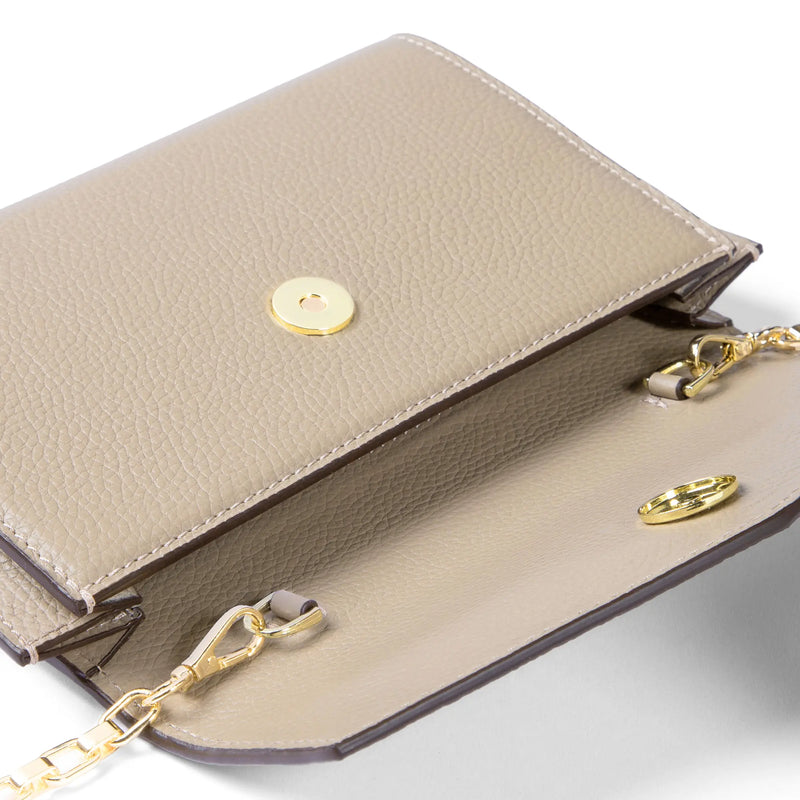 Isabel Bernard Honoré Lina Beige Clutch Met Afneembare Schouderketting IB21135-072-zoom-