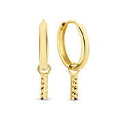 Isabel Bernard Rivoli Laura 14 karaat gouden oorringen IB360151