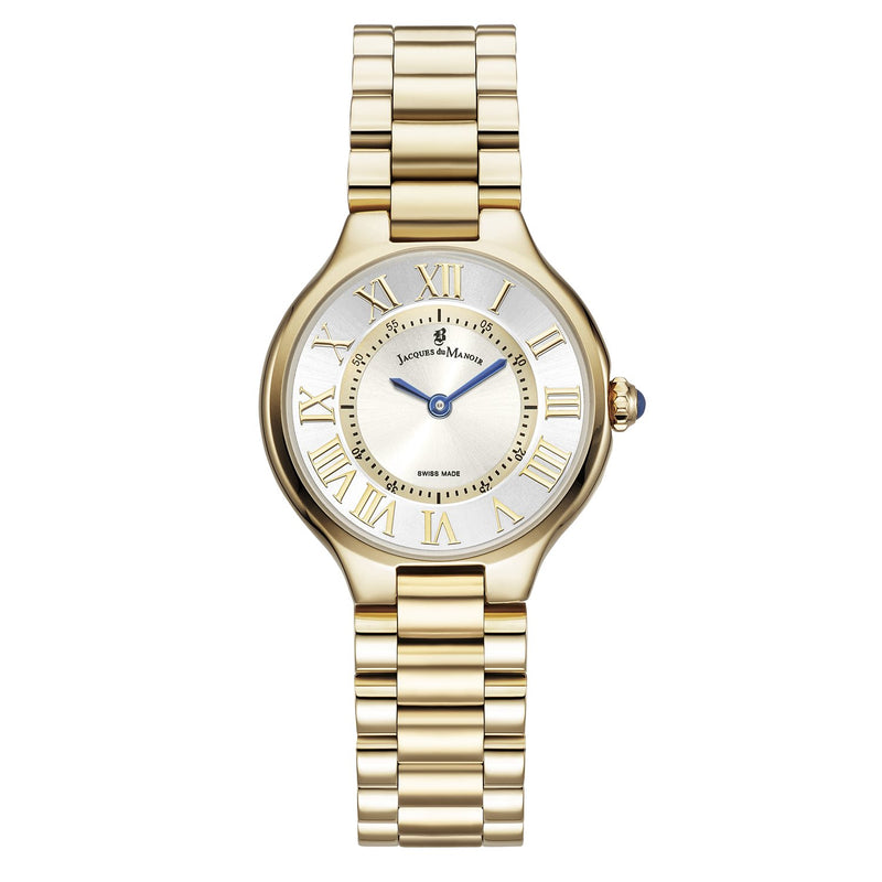 Jacques du Manoir Celine Goudkleurig Stalen Dameshorloge JWL06004-zoom-