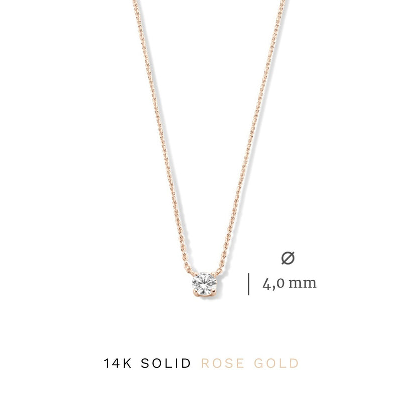 Isabel Bernard Cadeau d'Isabel 14 karaat rosé gouden collier en armband giftset IB90031-zoom-