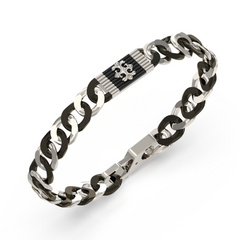 Guess Rebel Moon Silver Bracelet JUMB05063JWSTBKS