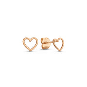 Isabel Bernard La Concorde Amore 14 Karaat Rosé Gouden Oorknoppen IB360231