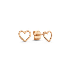 Isabel Bernard La Concorde Amore 14 Carat Rosegold Ear Studs IB360231