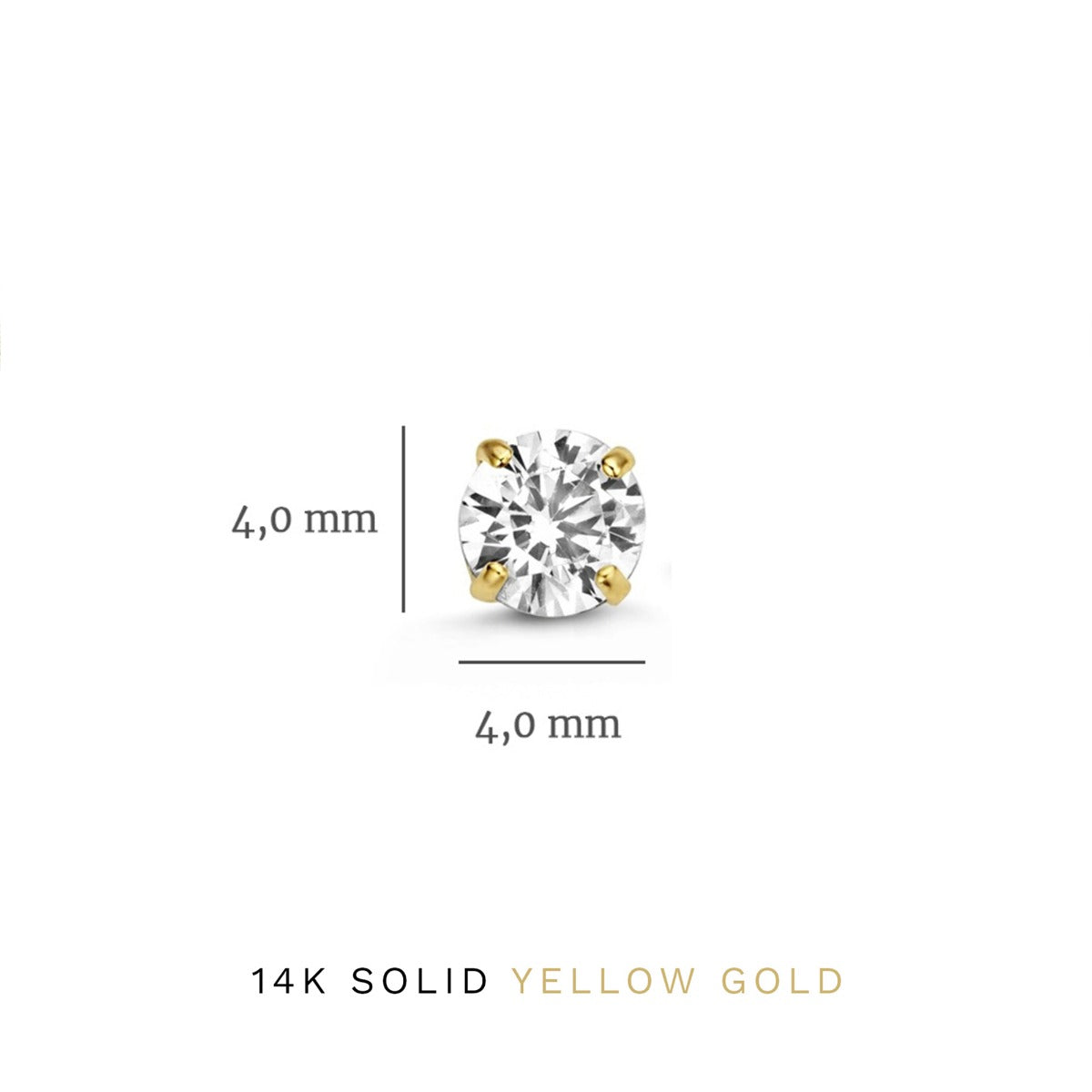 Isabel Bernard Cadeau d'Isabel 14 Carat Golden Earparty giftset IB90054