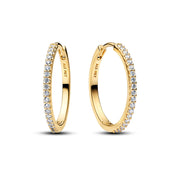 Pandora Timeless Verguld Sprankelende Hoop Oorbellen 264652C01
