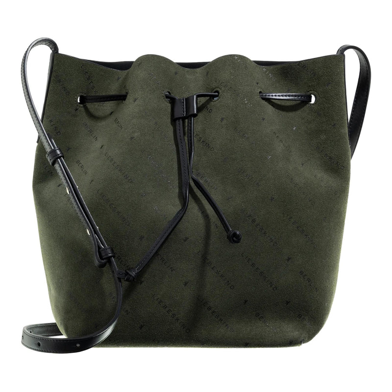 Liebeskind Berlin Monogram Green Leather Bucket bag 2001-A0616947-zoom-
