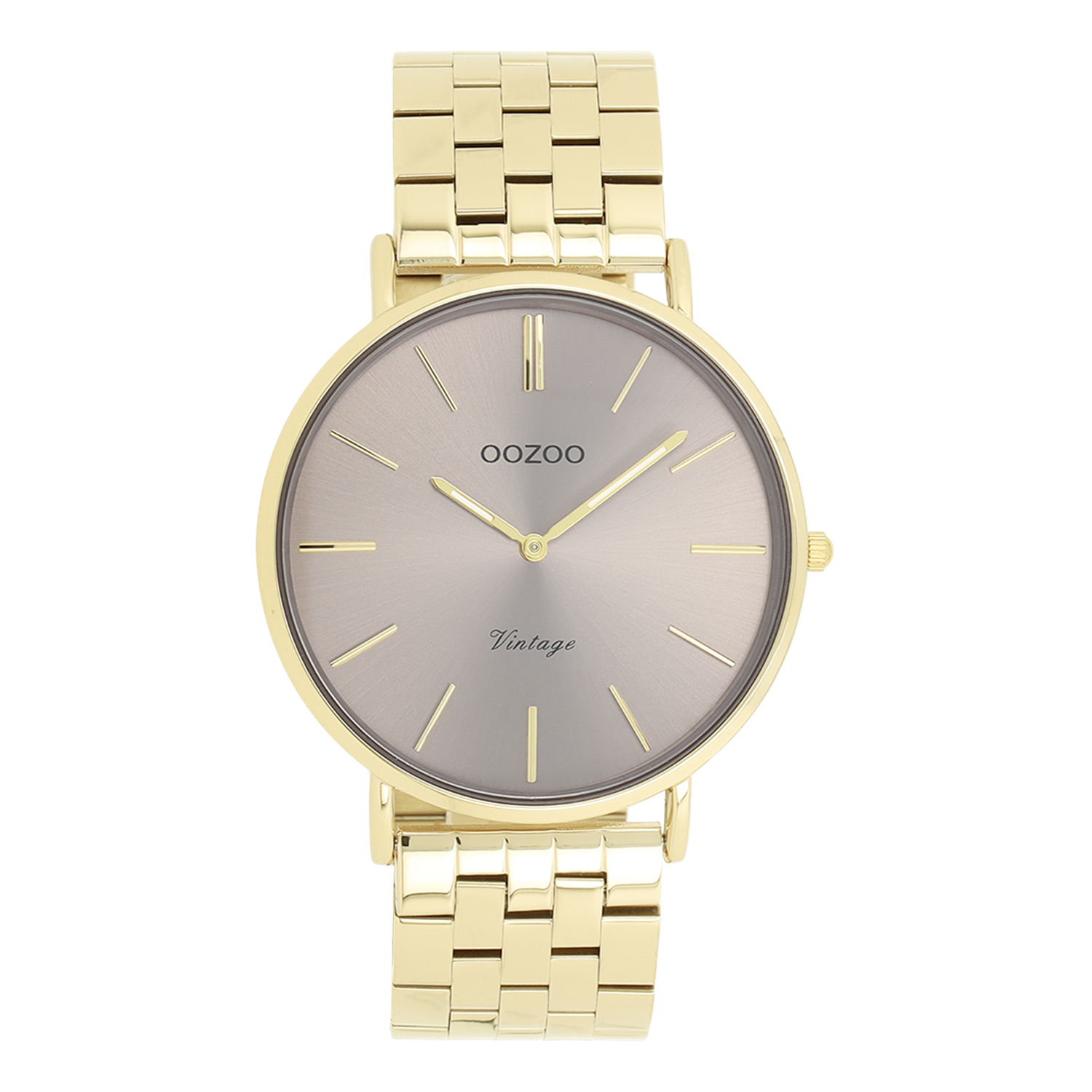 OOZOO Vintage Gold and Taupe Women's Watch C20403