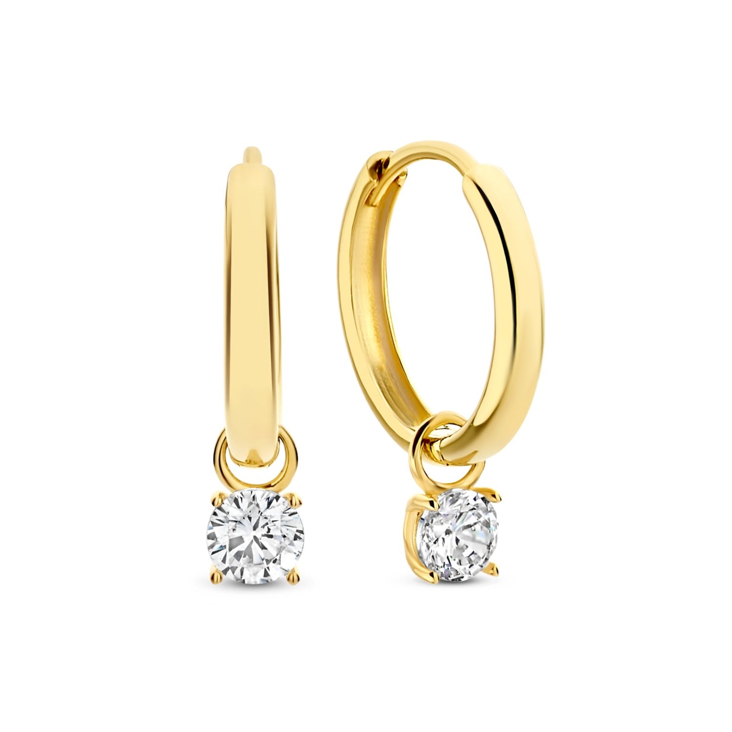 Isabel Bernard Cadeau d'Isabel 14 Carat Golden Earrings set IB90079