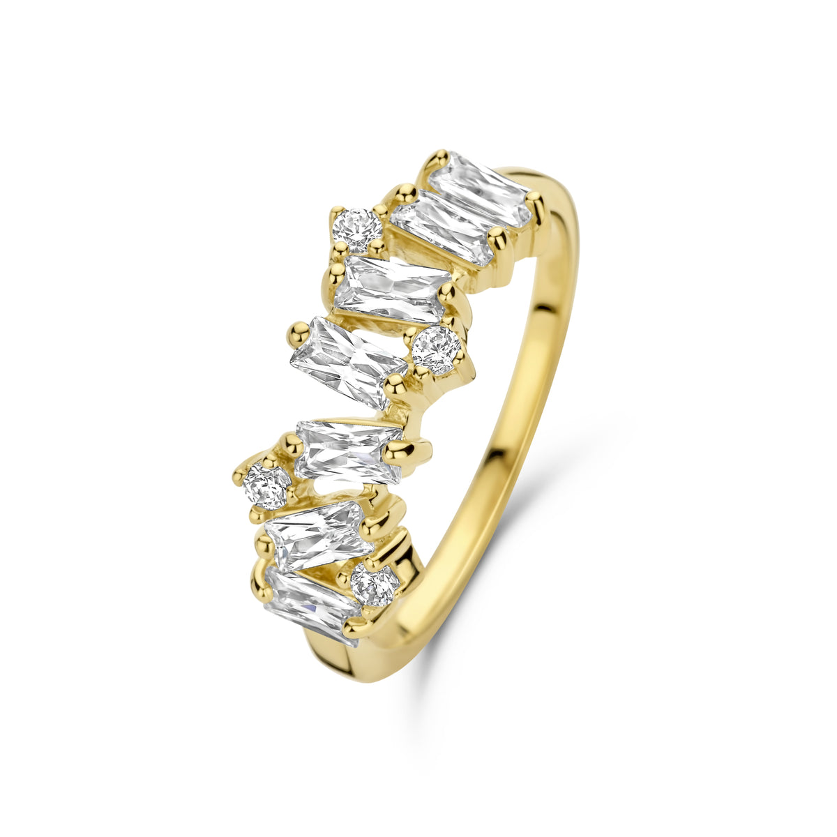 Parte Di Me Santa Maria della Base 925 sterling Silver gold plated Ring PDM33038-60