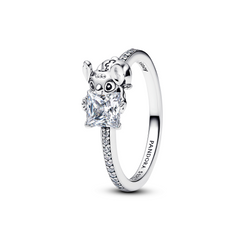 Pandora Collabs 925 Sterling Silver Disney Stitch & Stone Ring 193740C01-54