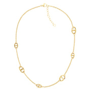 Tommy Hilfiger Roestvrij Staal Goudkleurige Dames Ketting TJ2781022