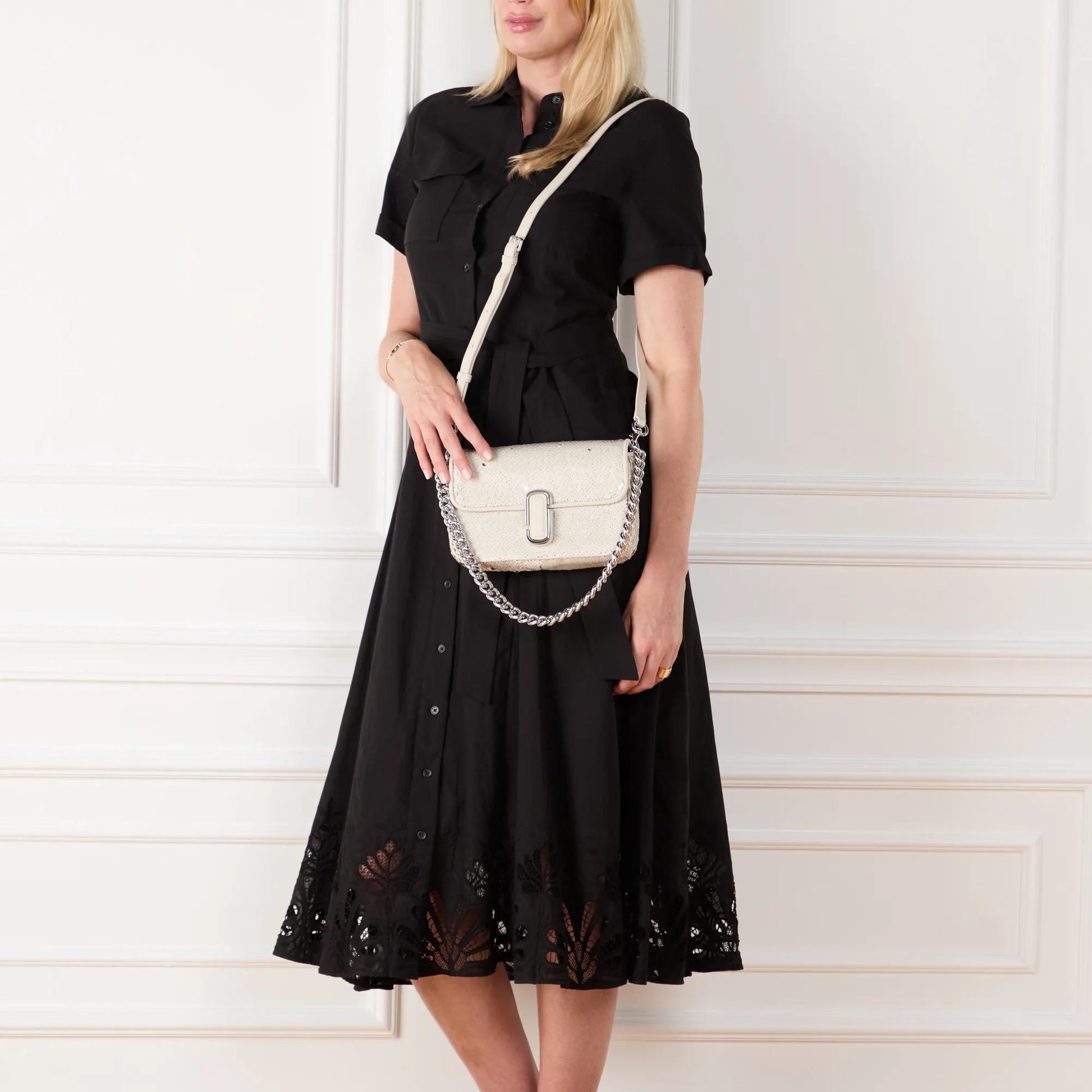 Marc Jacobs The Tote Bag The Sequin Cream Crossbody Bag 2001-A0324508