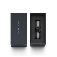 Daniel Wellington Petite Quadro Silver Watch DW00100667