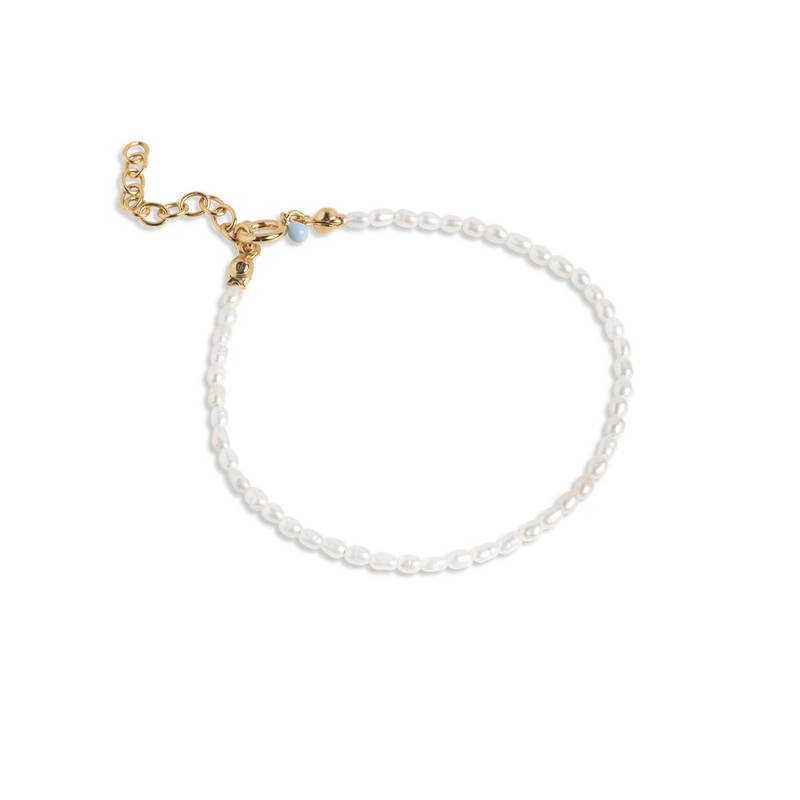 ENAMEL Copenhagen Erna Gold Plated Recycled 925 Sterling Silver Bracelet B110G-PE-zoom-