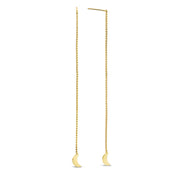 Violet Hamden Luna 925 Sterling Zilveren Gold Plated Oorbellen met Manen VH16047