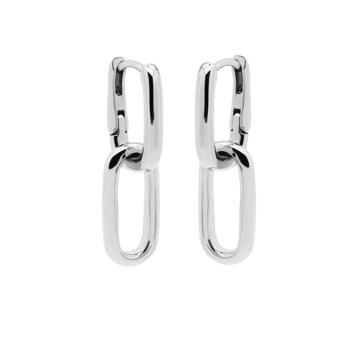 Karma Hoops Silver Hoop Earrings H205S