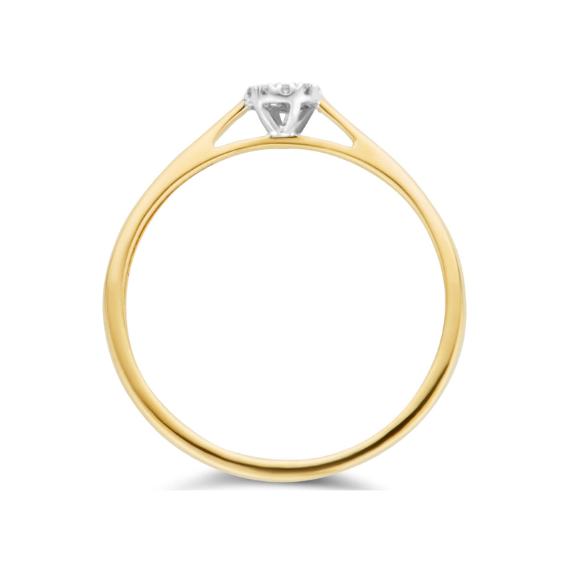 Blush Diamonds 14k Gouden Ring Met Diamant 1646BDI/52-zoom-