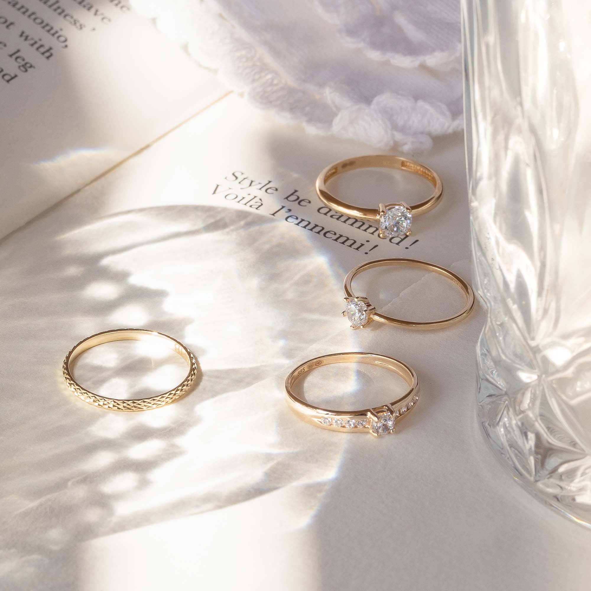 Isabel Bernard Rivoli Laura 14 Carat Gold Ring IB330064-60