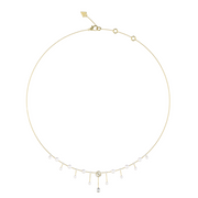 Guess Tiny Pearly Gold Necklace JUBN05580JWYGT-U