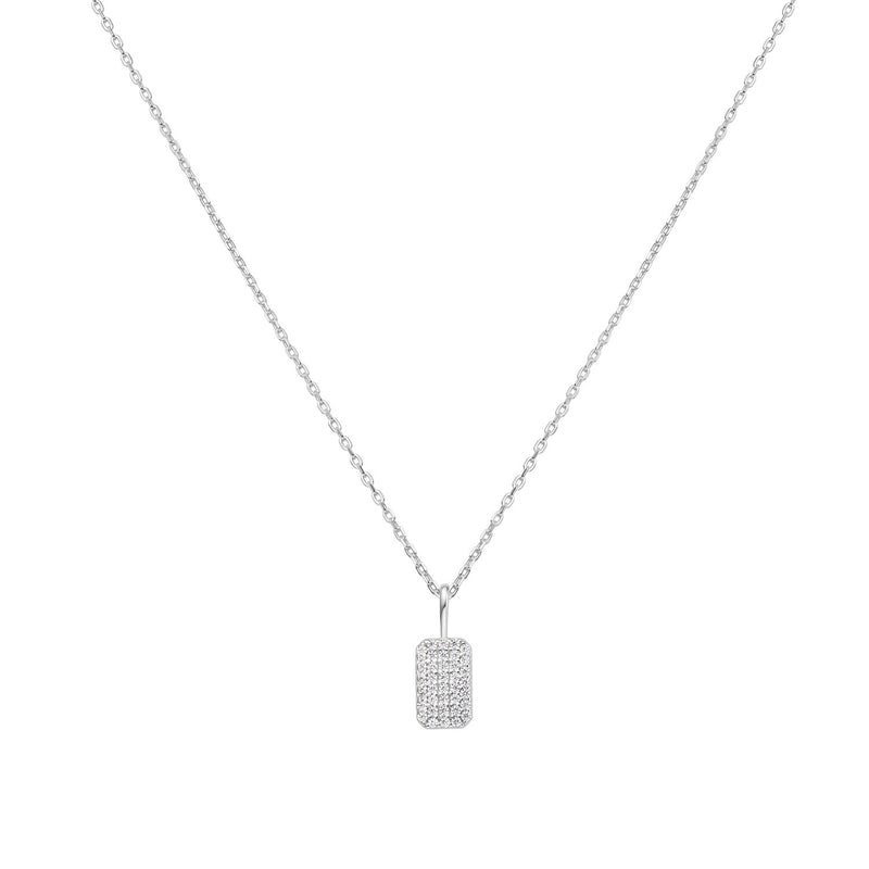 Ania Haie Sunny Sparkler Zilveren Pave Hanger Ketting AH-N064-01H-zoom-