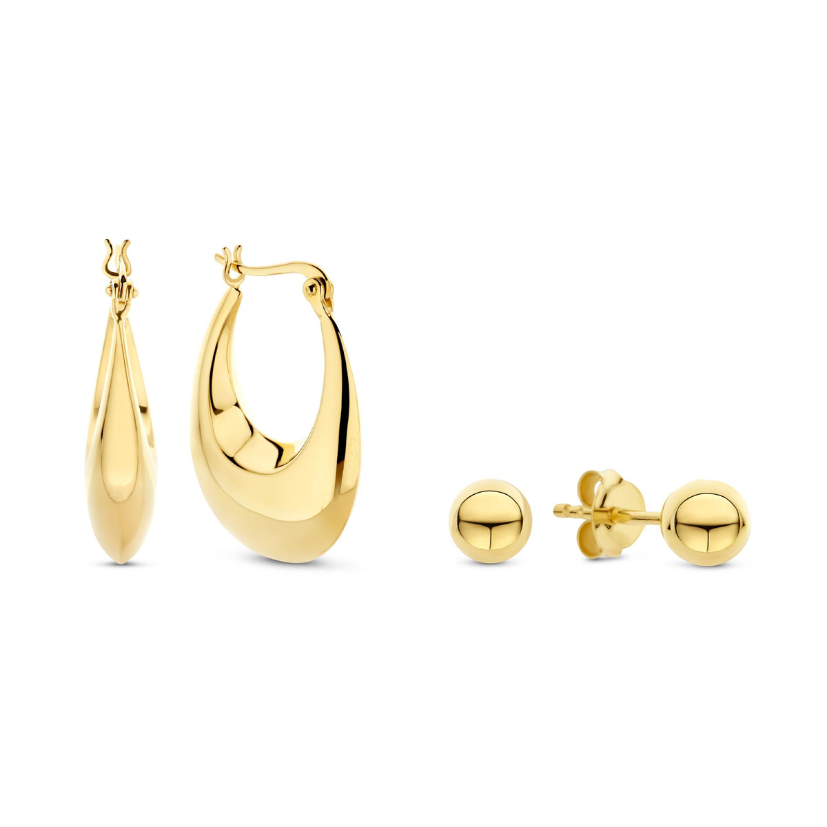 Parte Di Me Sorprendimi 925 Sterling Silver Gold Plated Earrings Giftset PDM90068