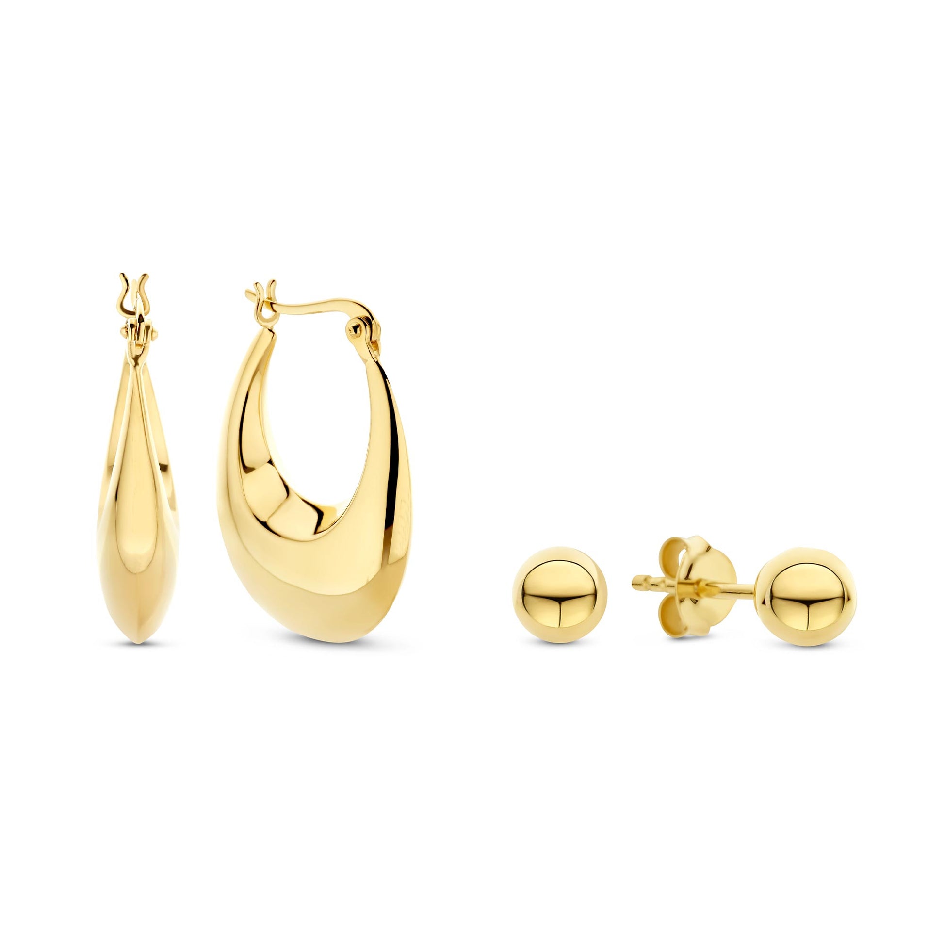 Parte Di Me Sorprendimi 925 Sterling Silver Gold Plated Earrings Giftset PDM90068
