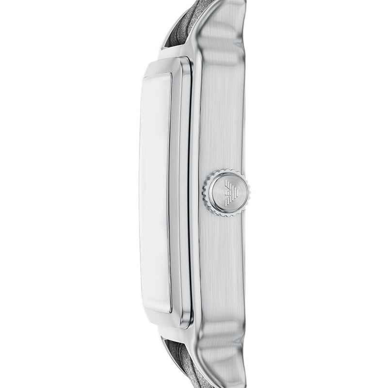 Emporio Armani Rectangular Silver Dial Watch AR11756-zoom-