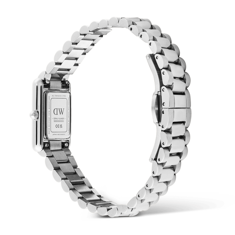 Daniel Wellington Bound Mini 3-Link Zilverkleurig Dameshorloge DW00100930-zoom-