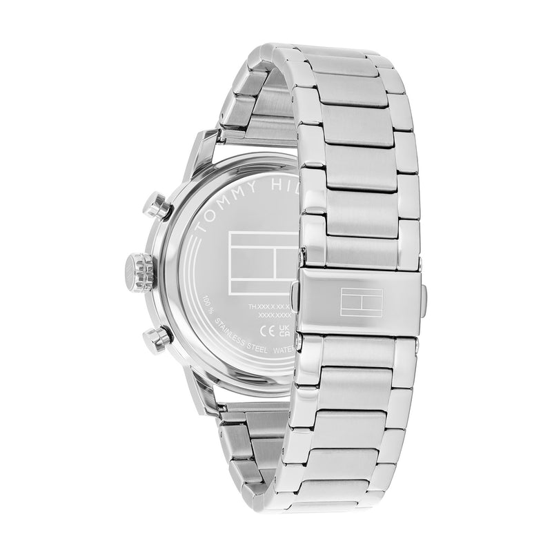 Tommy Hilfiger Rocky Zilver en Groen Herenhorloge TH1792180-zoom-