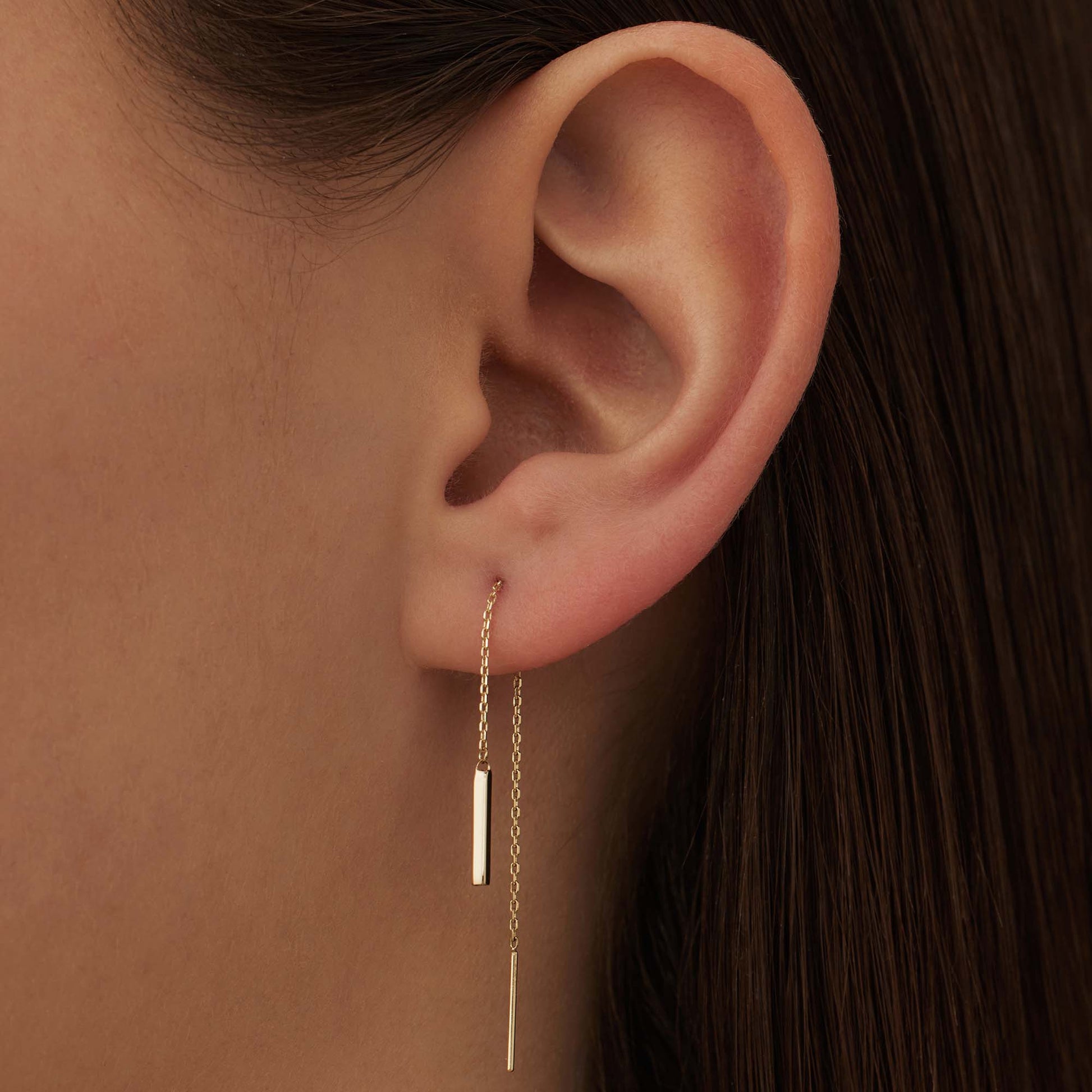 Isabel Bernard Le Marais Rosalie 14 Carat Golden Drop earrings IB360214