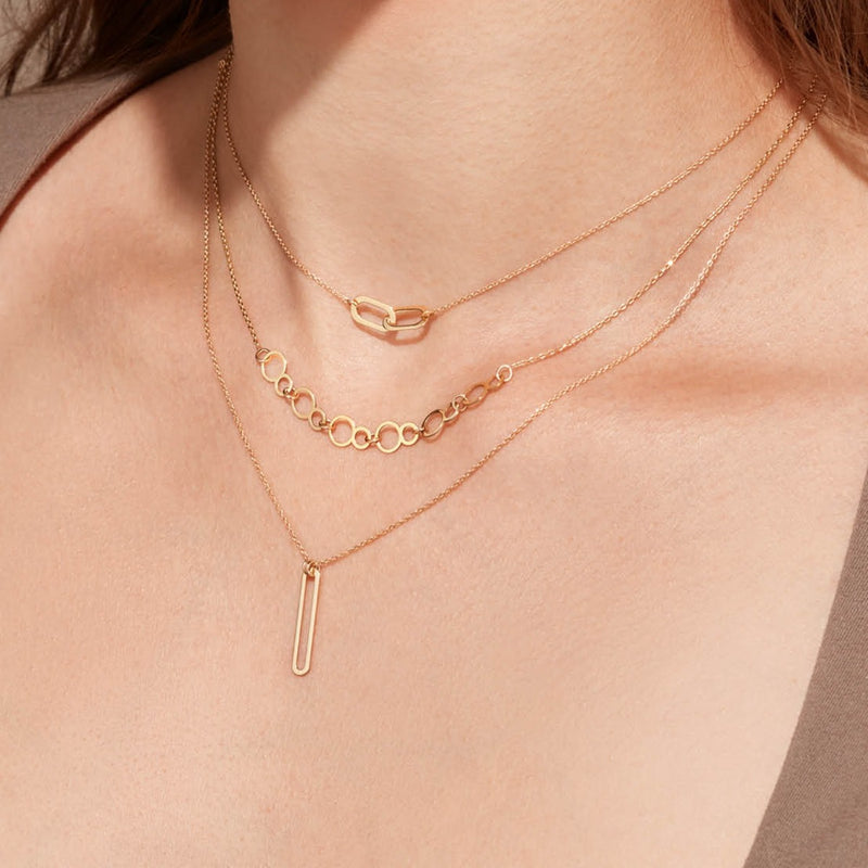 Jackie Gold Cannaregio 14 Karat Gold Necklace JKN24.462-zoom-