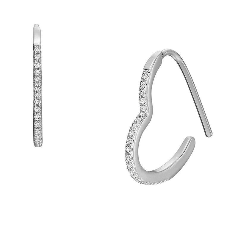 Fossil Jewelry Silver-coloured Drop earrings JA7230040-zoom-