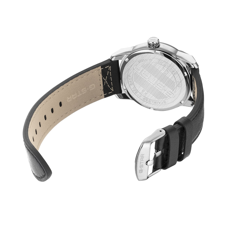 G-STAR Selvedge Zwart Leren Herenhorloge GSW.507.02-zoom-
