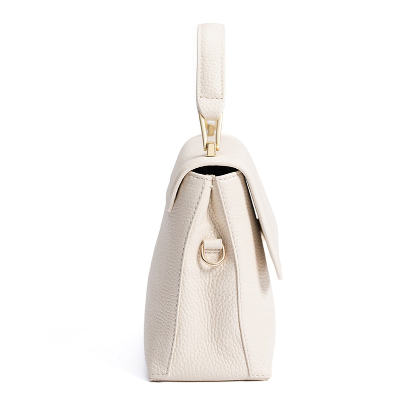 Isabel Bernard Femme Forte Heline Crème me Leren Handtas IB21027-zoom-