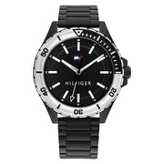 Tommy Hilfiger Logan Zwart Heren Horloge 2002-TH1792014