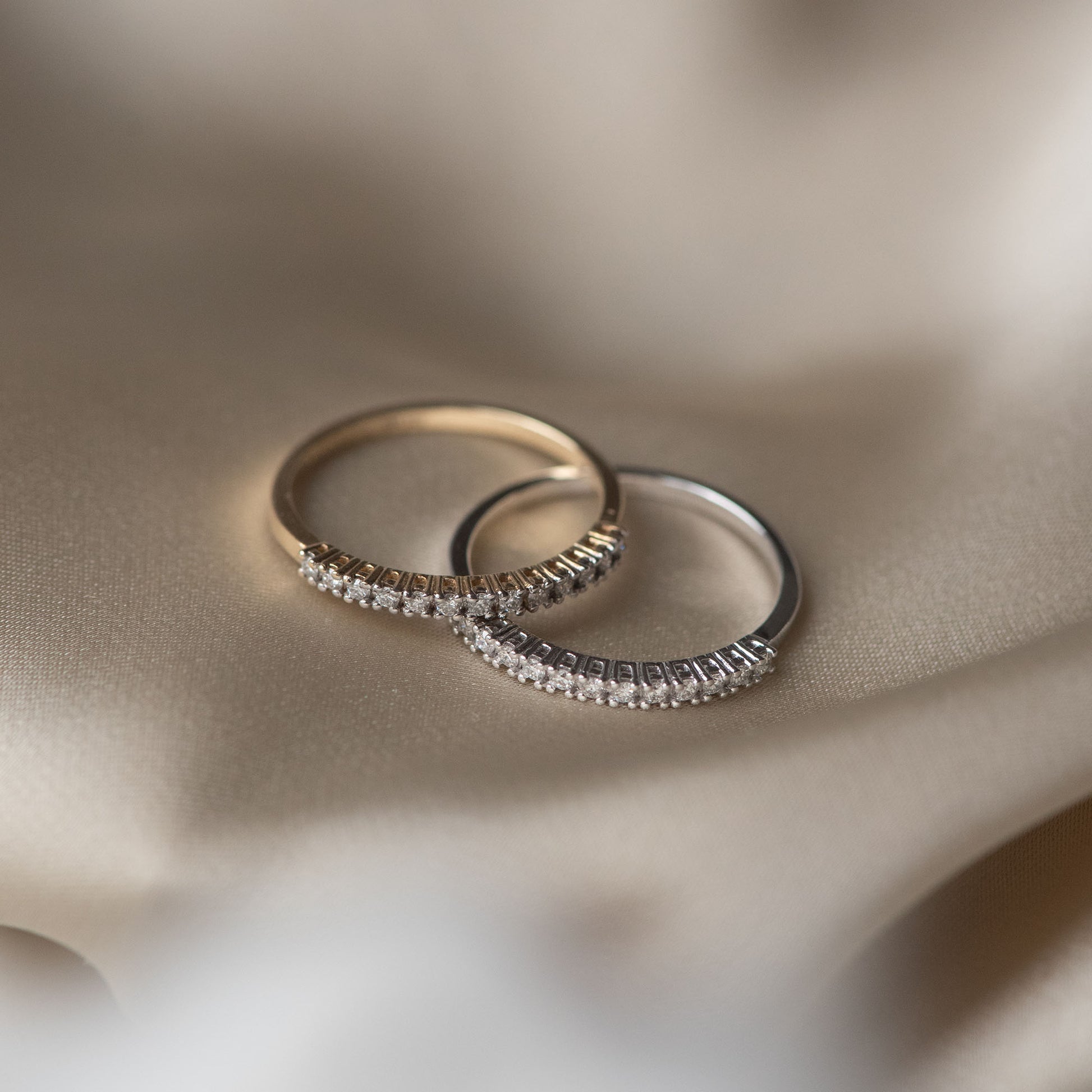 Isabel Bernard De la Paix Madeline 14 Carat Gold Ring | diamond 0.14 ct | IBD330023-54