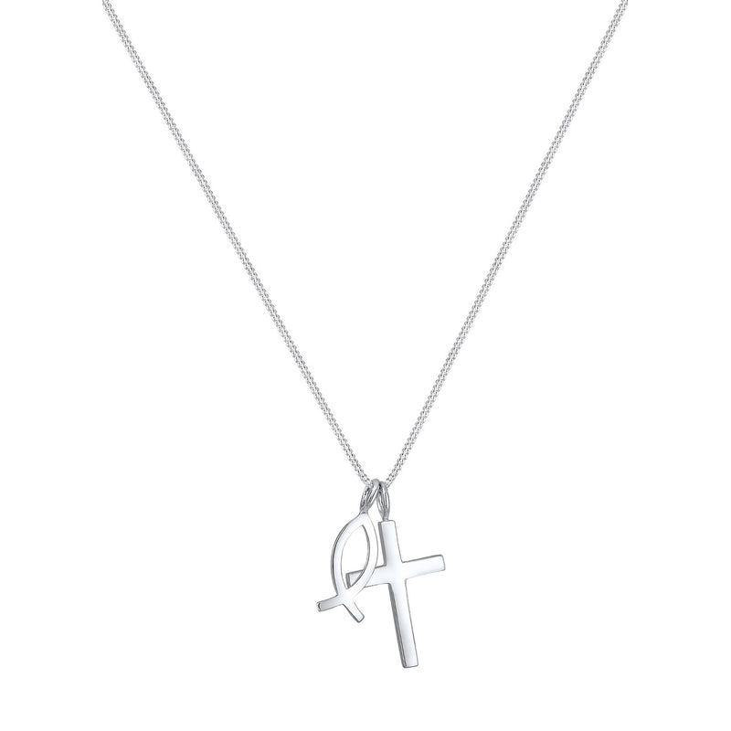 Elli 925 Sterling Silver Link Chain Necklace 2004-BF-0007705-002-zoom-
