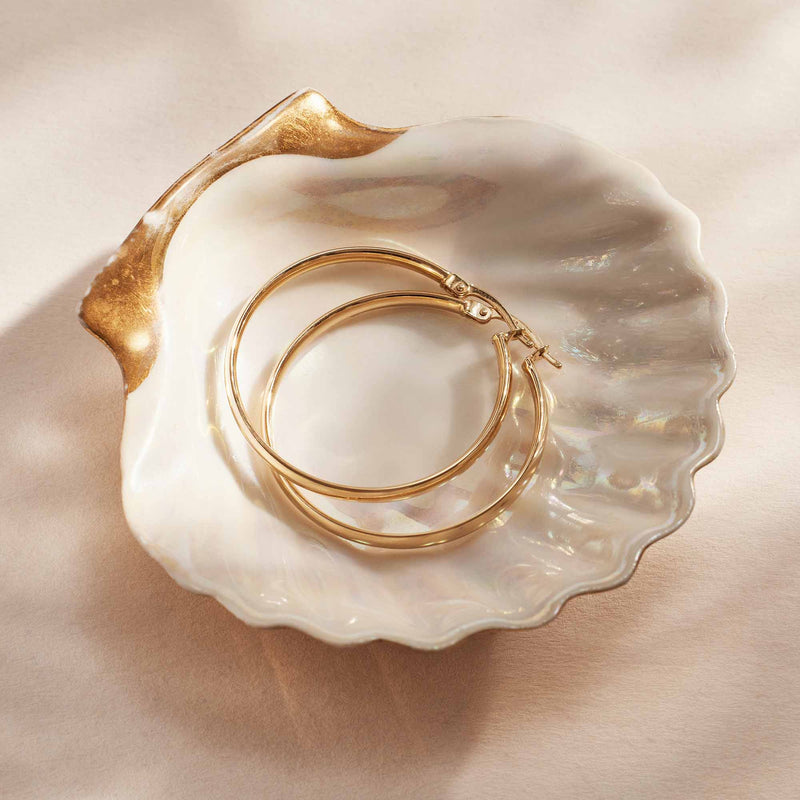 Isabel Bernard Rivoli Estrella 14 karaat gouden oorringen IB360126-zoom-