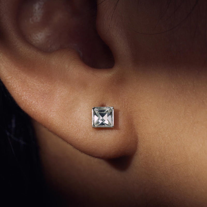 Parte Di Me Cento Luci Perla 925 sterling zilveren oorknoppen met preciosa kristal PDM36149-zoom-